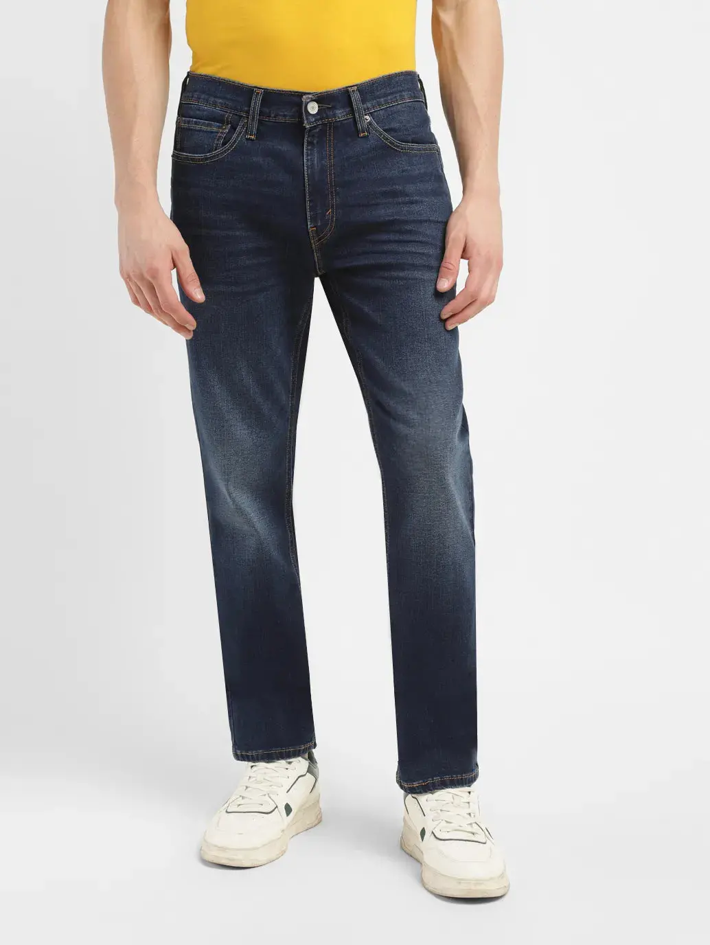 Men's 541 Blue Athletic Tapered Fit Mid Rise Jeans 1