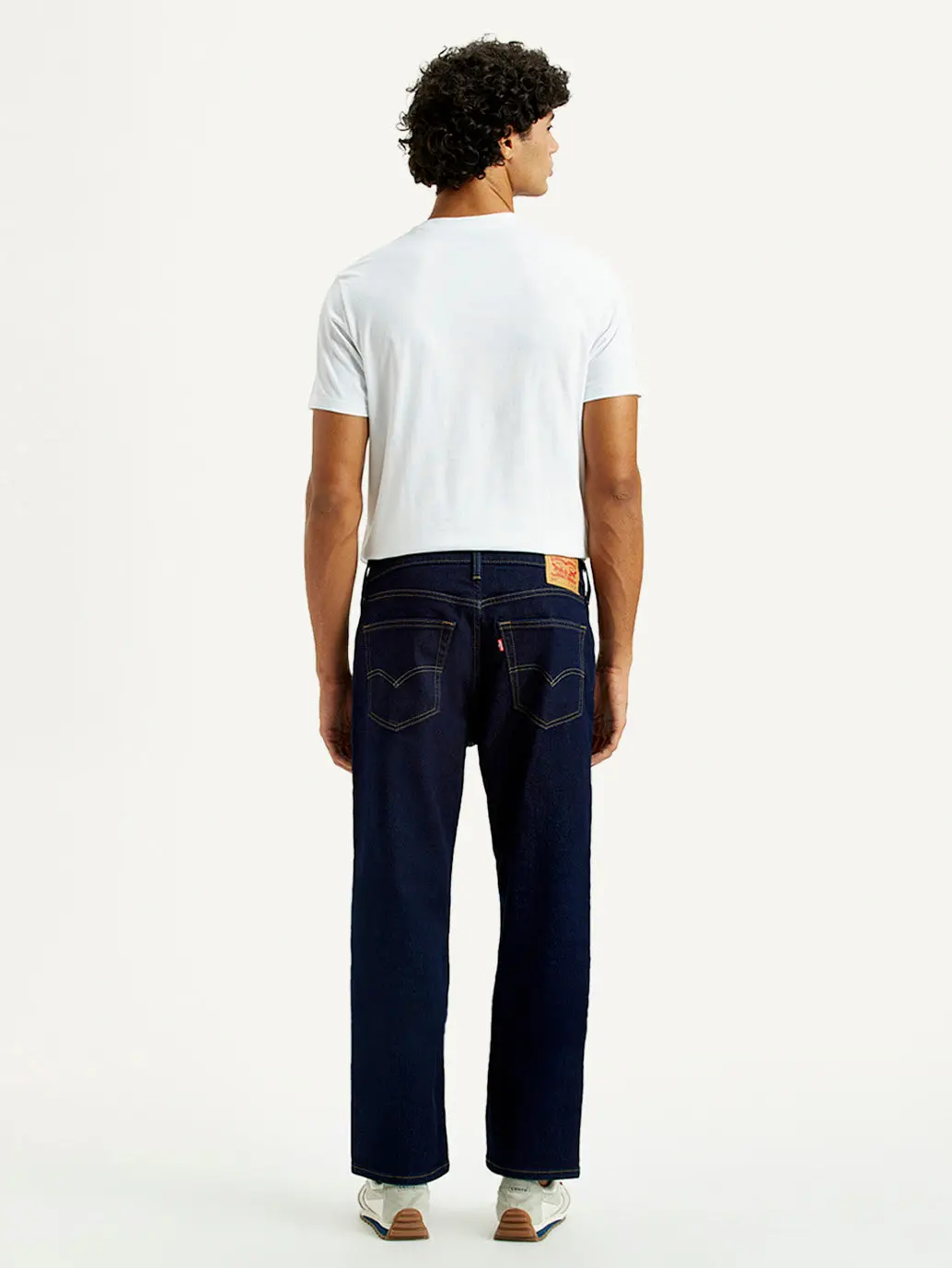 Men's 541 Navy Blue Athletic Tapered Fit Mid Rise Jeans 3