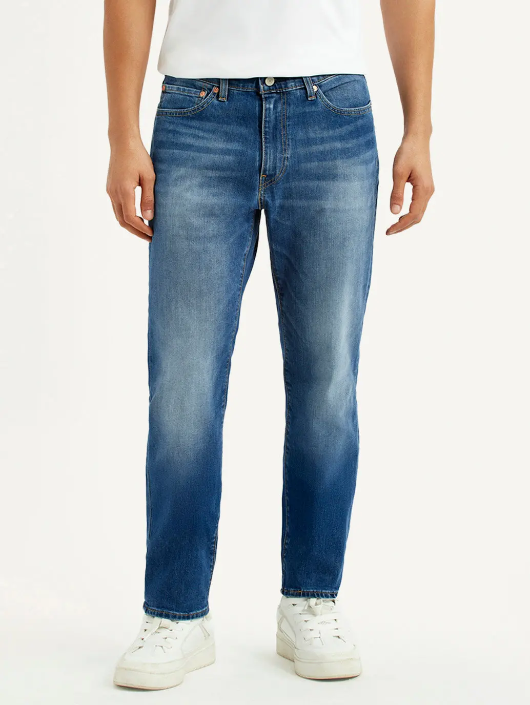 Men's 541 Blue Regular Tapered Fit Mid Rise Jeans 3