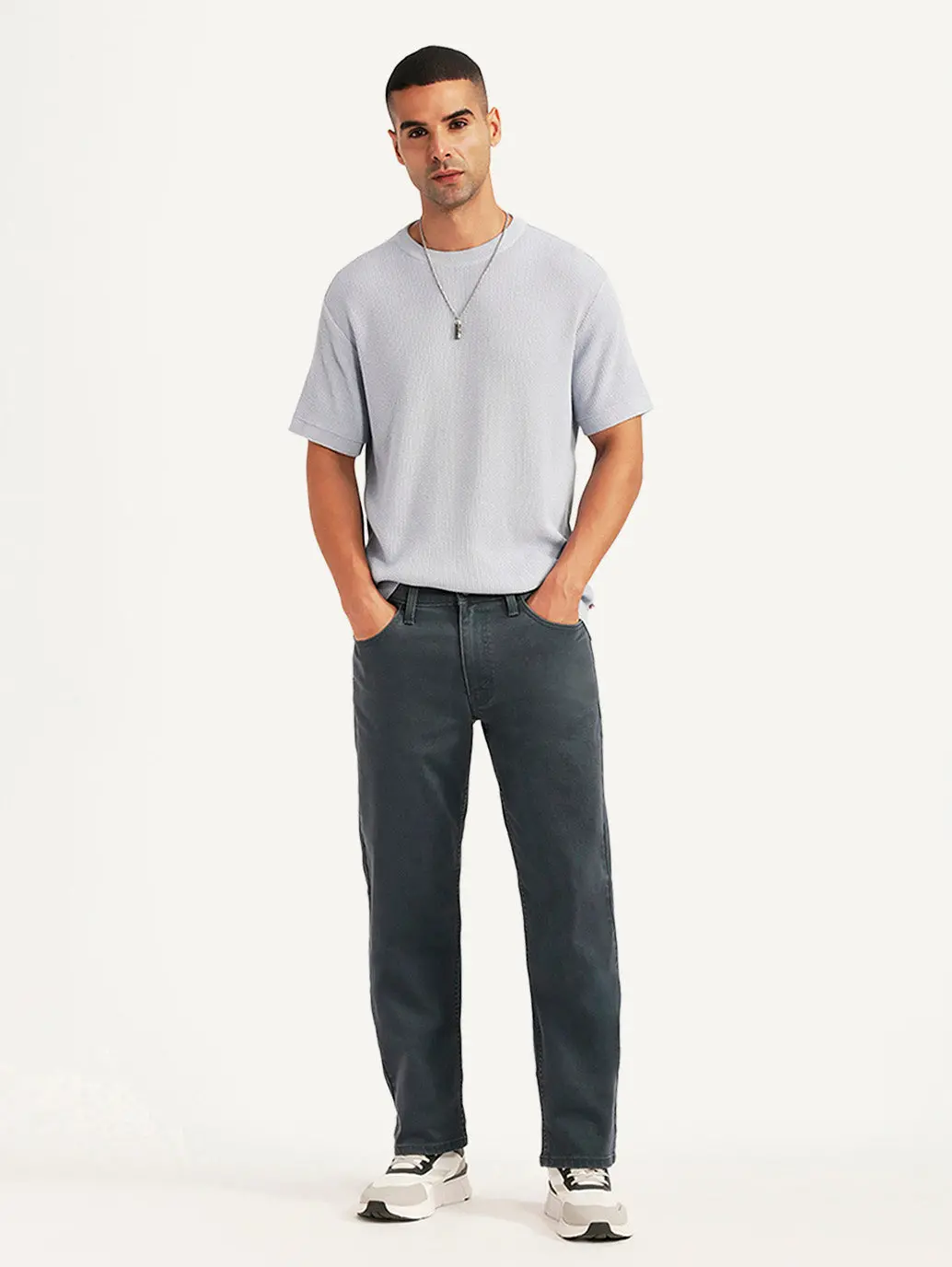 Men's 541 Grey Athletic Tapered Fit Mid Rise Jeans 1