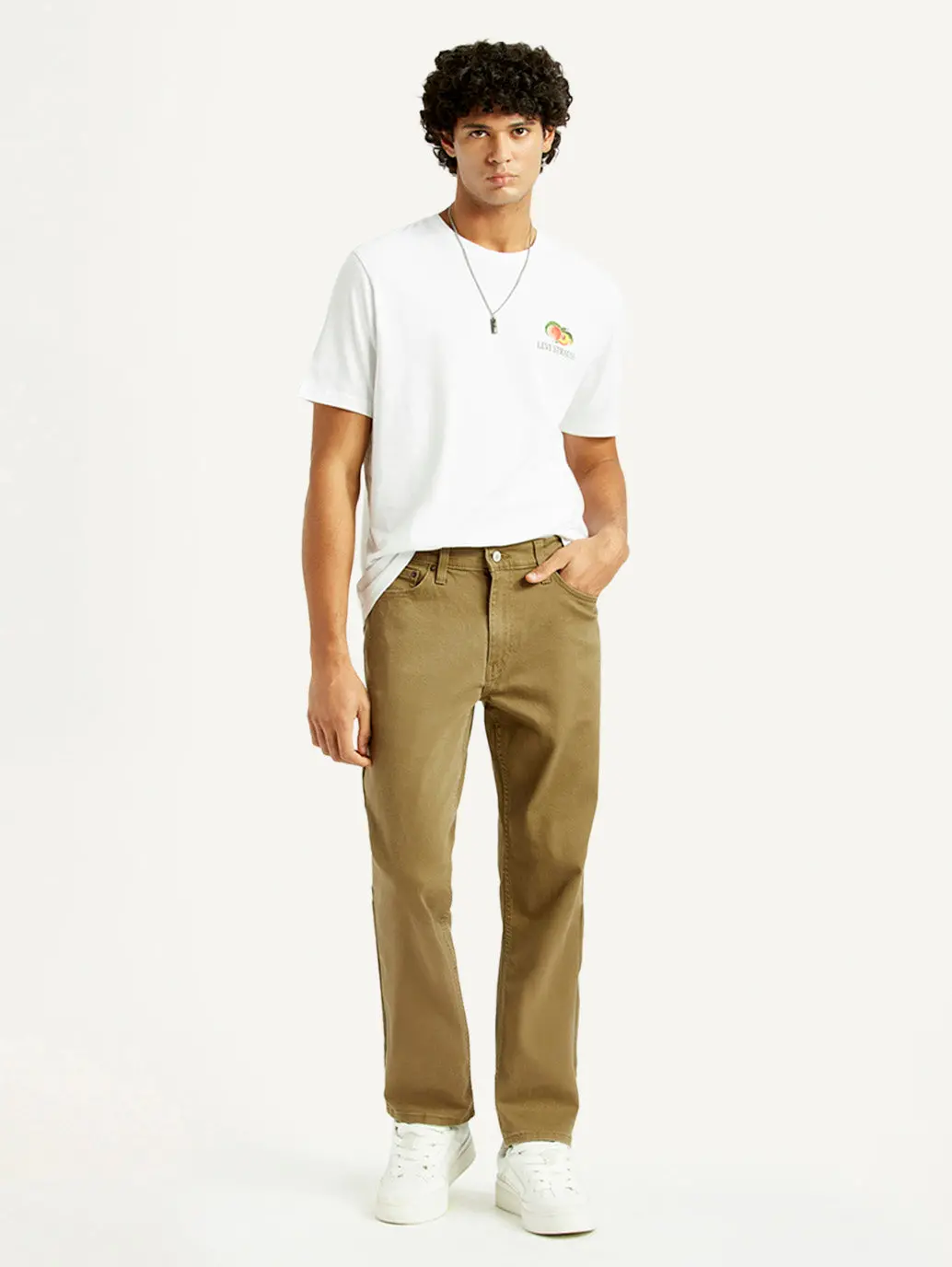 Men's 541 Khaki Athletic Tapered Fit Mid Rise Jeans 1