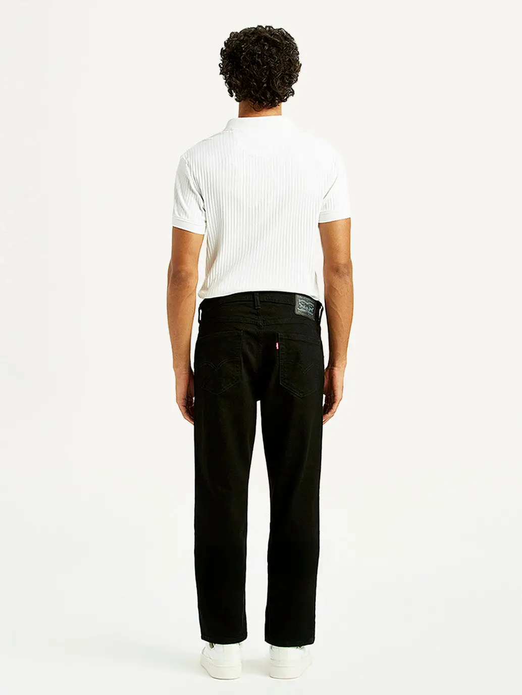 Men's 541 Black Athletic Tapered Fit Mid Rise Jeans 3