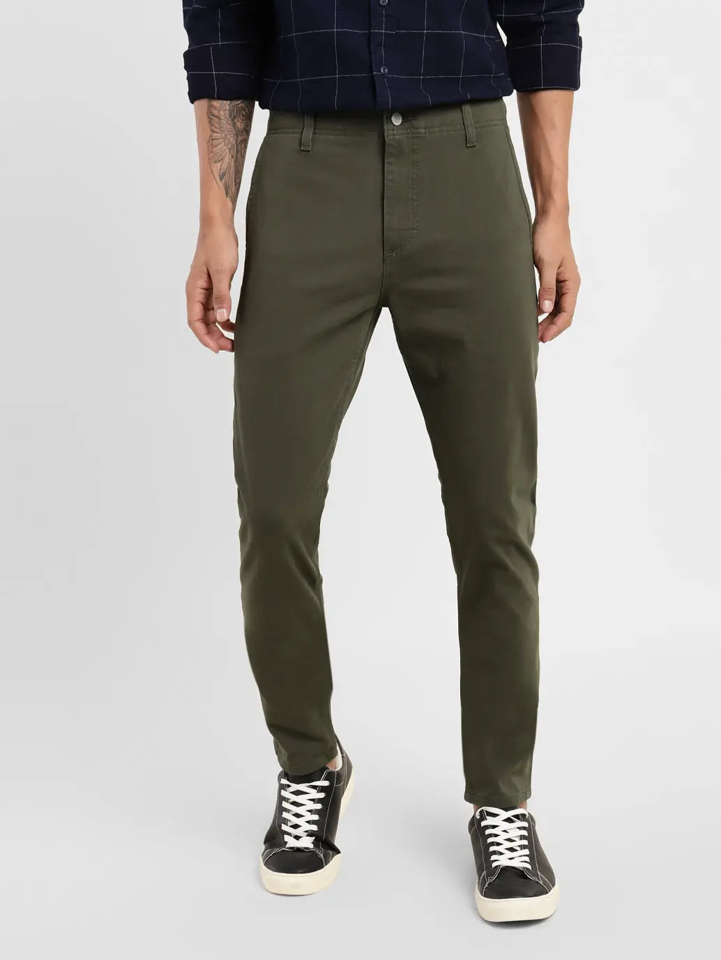 Men's Slim Tapered Fit Trousers 1