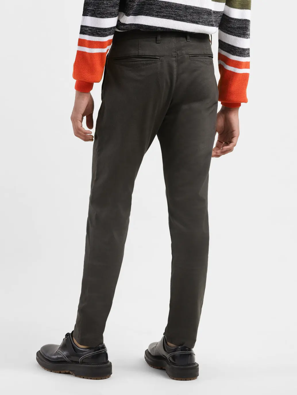 Men's 512 Brown Slim Tapered Fit Trousers 3