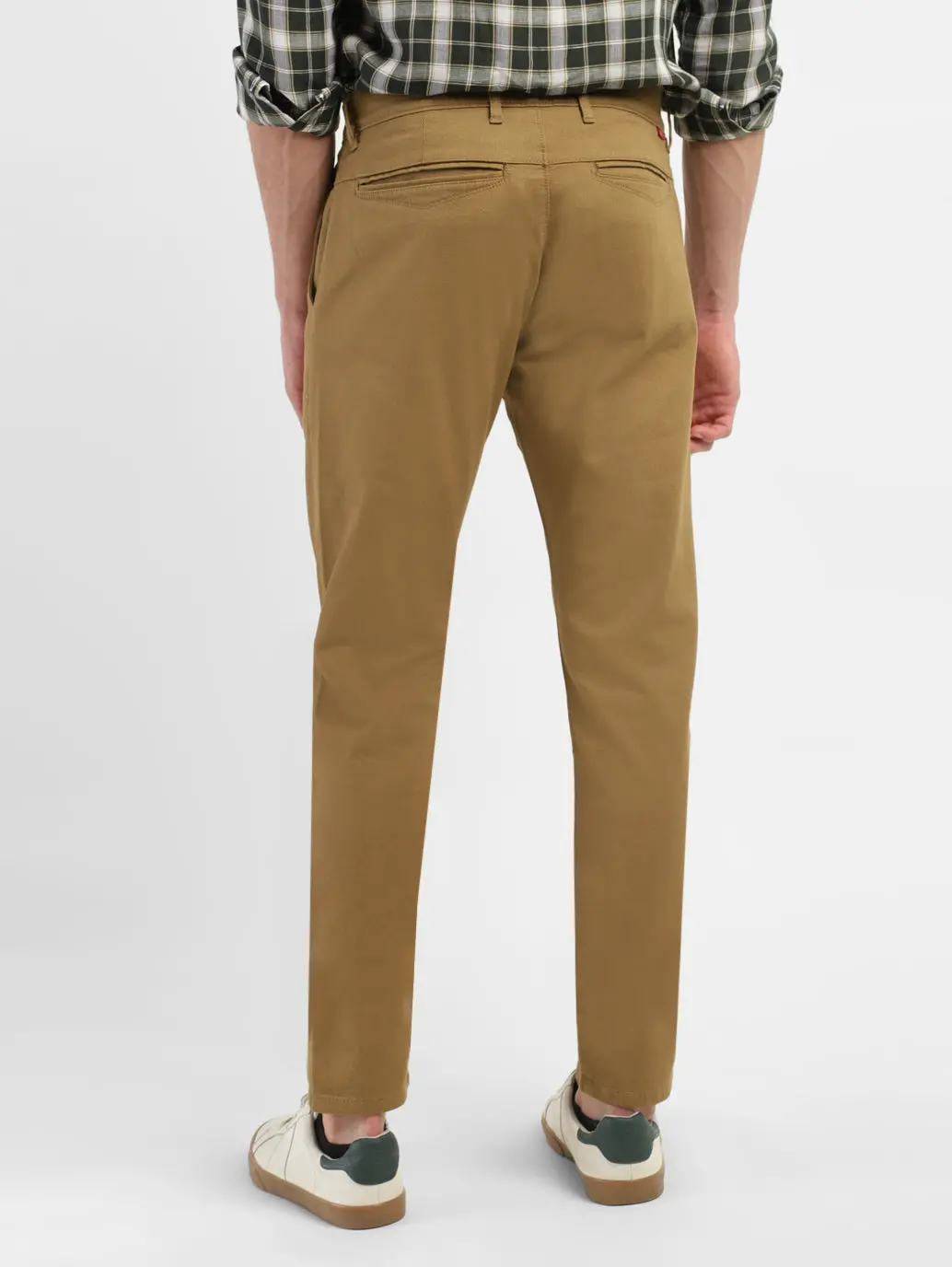 Men's 512 Brown Slim Tapered Fit Trousers 3