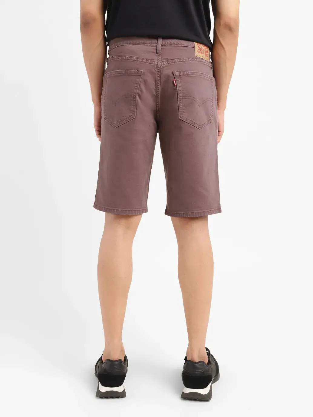 Men's Burgundy Regular Fit Shorts 3