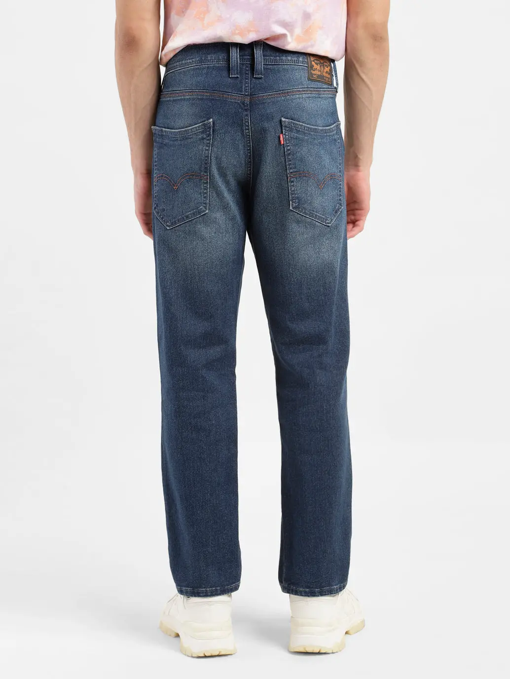 Men's 541 Blue Athletic Tapered Fit Mid Rise Jeans 3