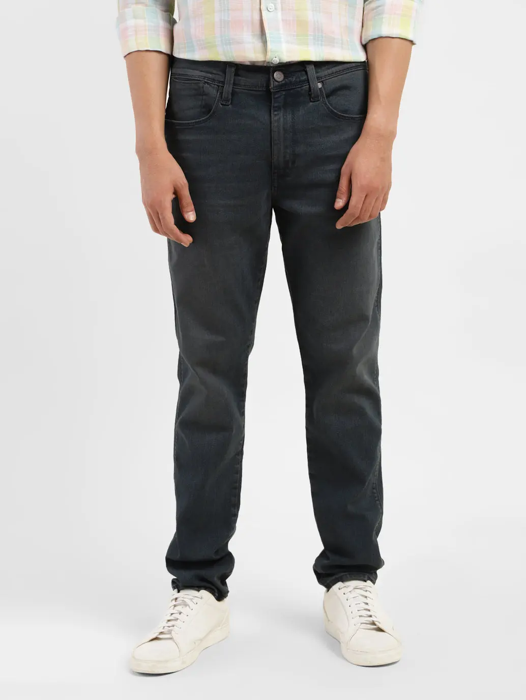 Men's 512 Blue Slim Tapered Fit Mid Rise Jeans 1