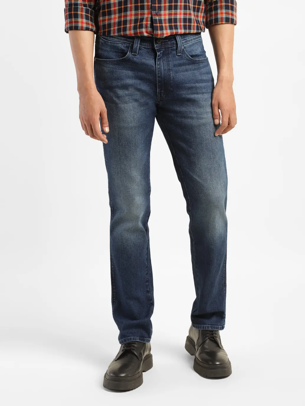 Men's 511 Blue Slim Fit Mid Rise Jeans 2