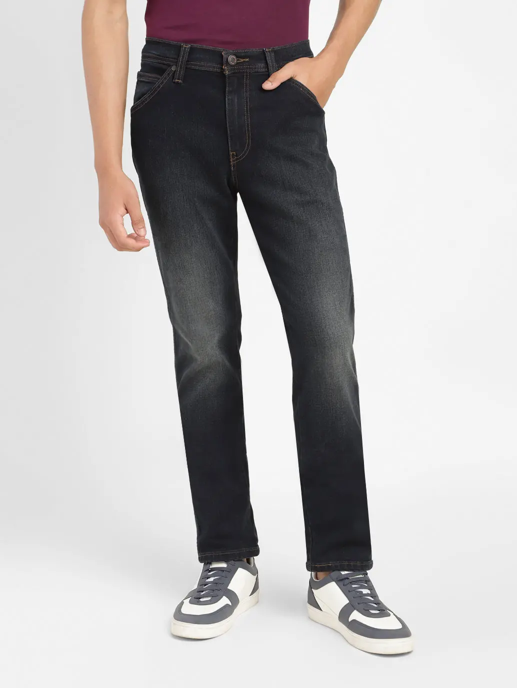 Men's 511 Blue Slim Fit Mid Rise Jeans 1