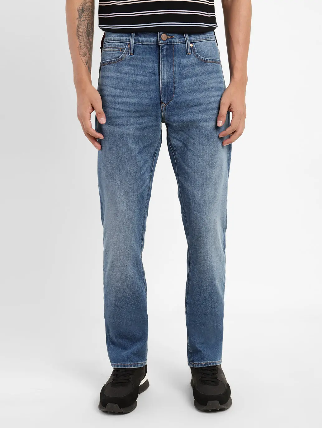 Men's Redloop 511 Blue Slim Fit Mid Rise Jeans 1