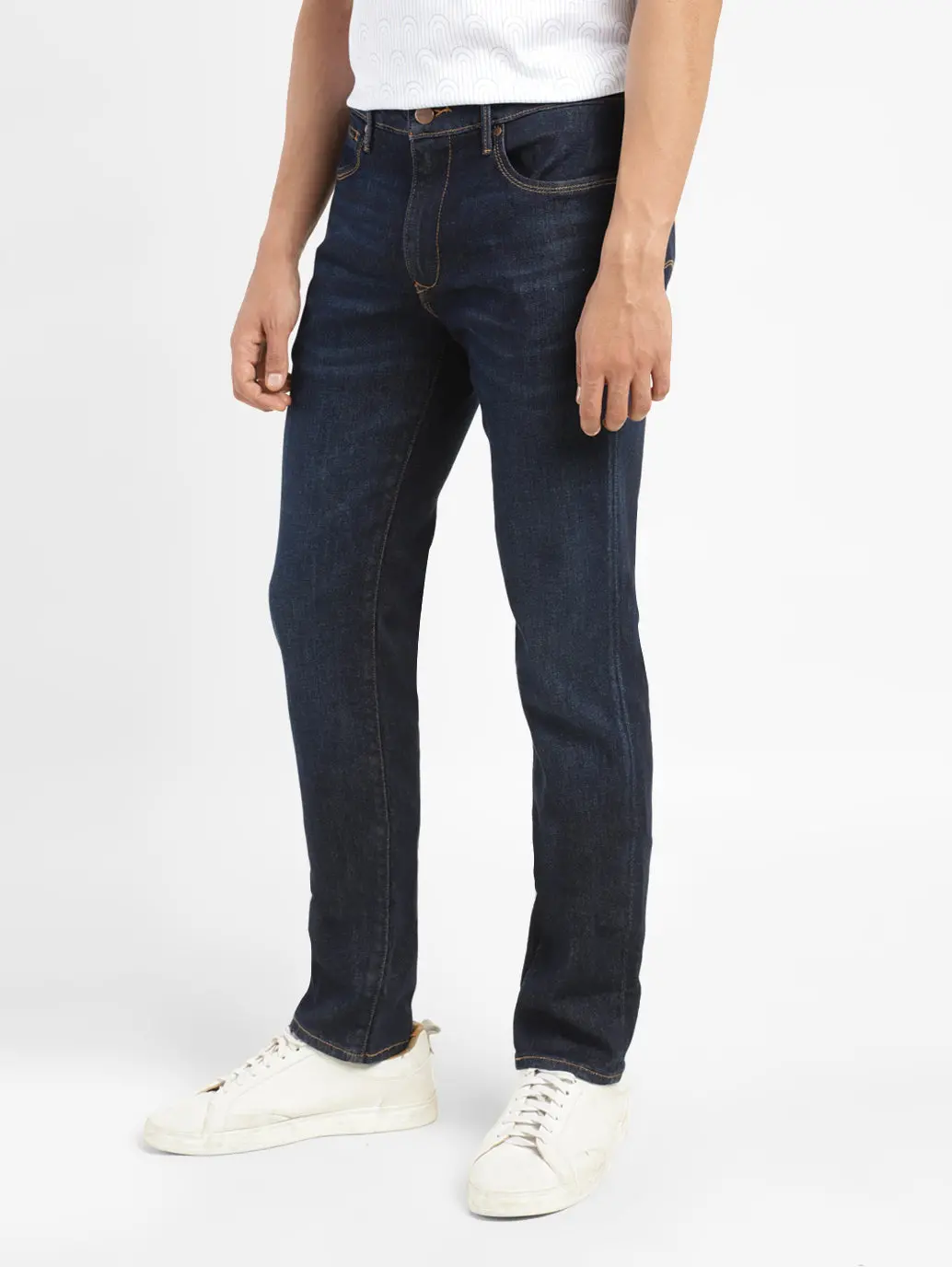 Men's Redloop 511 Blue Slim Fit Mid Rise Jeans 5