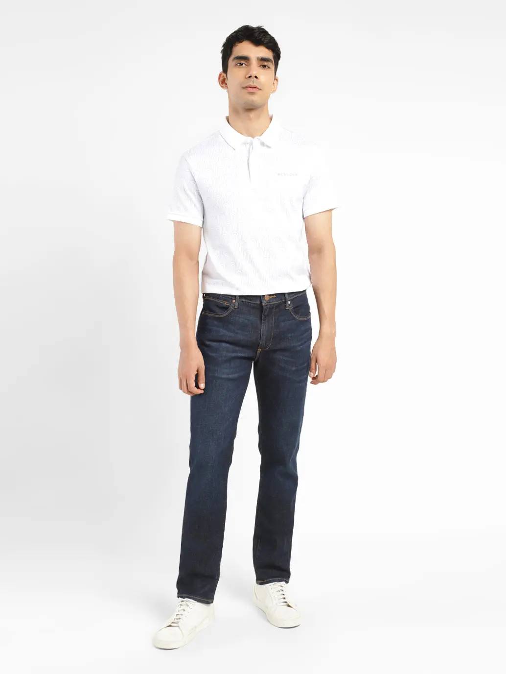 Men's Redloop 511 Blue Slim Fit Mid Rise Jeans 8