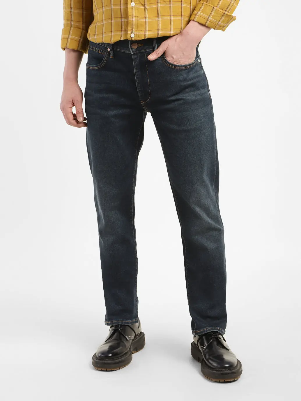 Men's Redloop 511 Blue Slim Fit Mid Rise Jeans 1