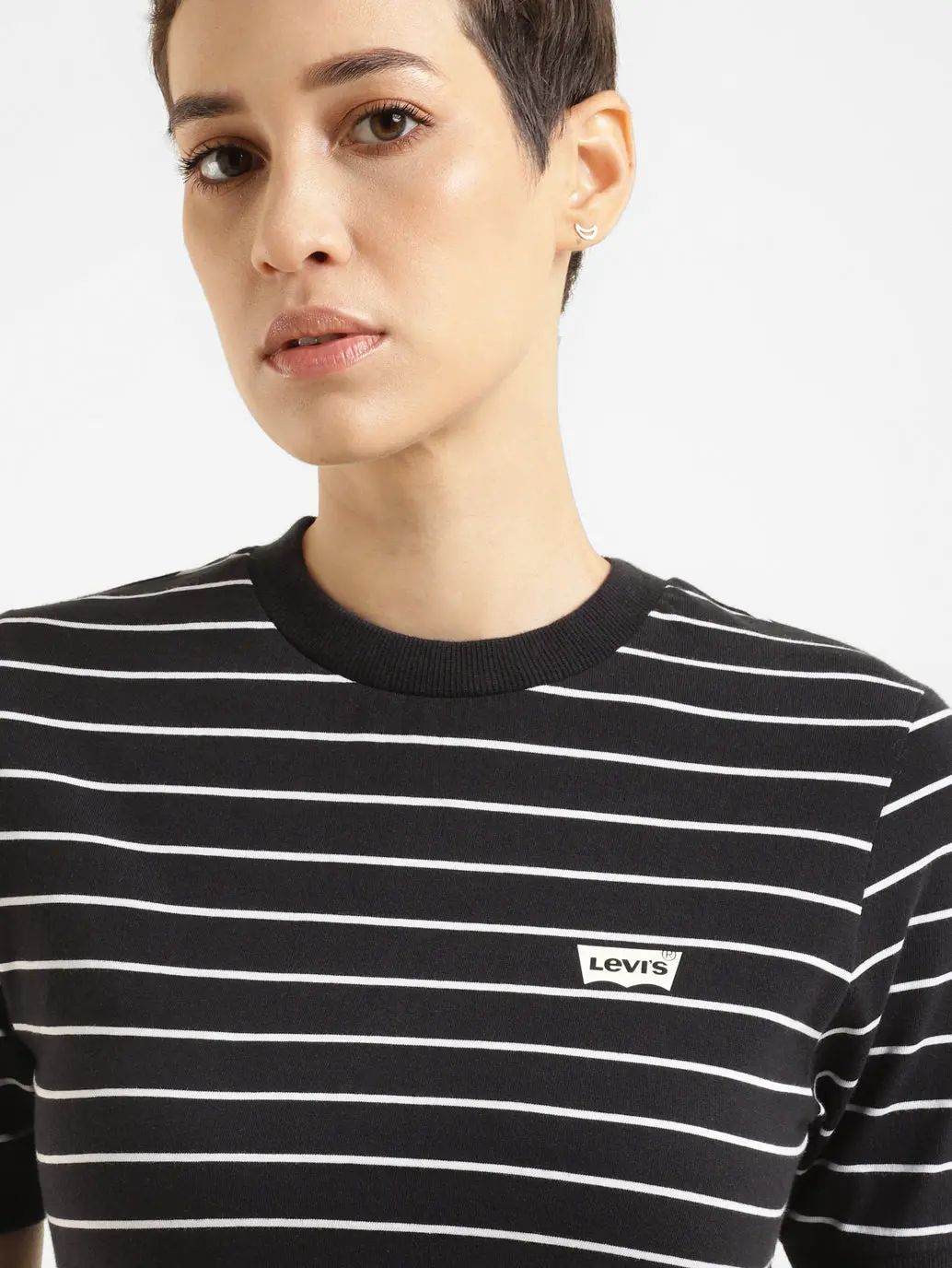 Women's Striped Regular Fit T-Shirt 5