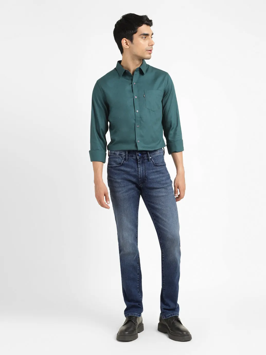 Men's Redloop 511 Blue Slim Fit Mid Rise Jeans 1