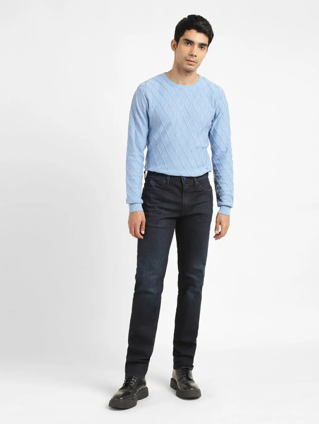 Men's Redloop 511 Blue Slim Fit Mid Rise Jeans 1