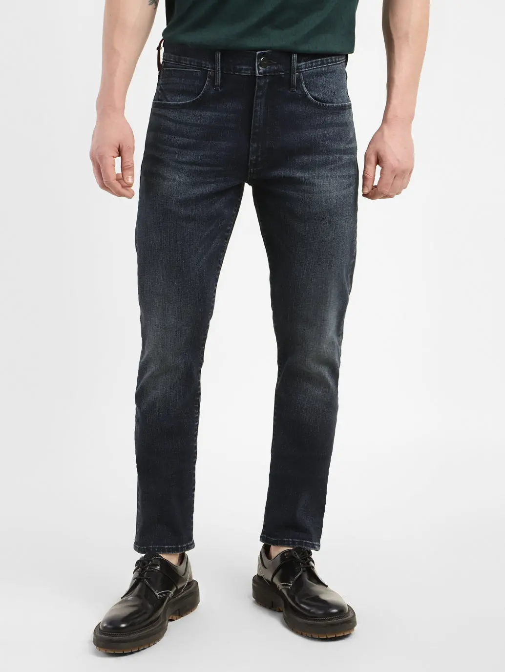 Men's Redloop 512 Blue Slim Tapered Fit Mid Rise Jeans 1