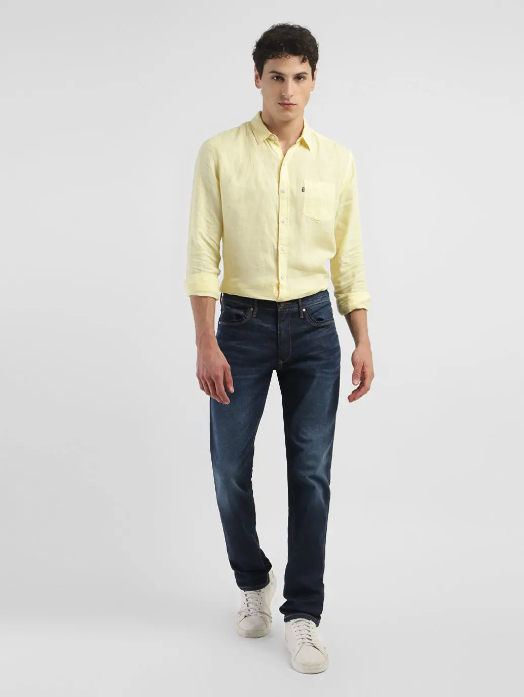 Men's Redloop 511 Blue Slim Fit Mid Rise Jeans 8