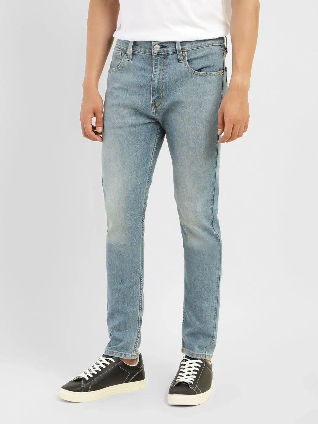 Men's 512 Blue Slim Tapered Fit Mid Rise Jeans 1