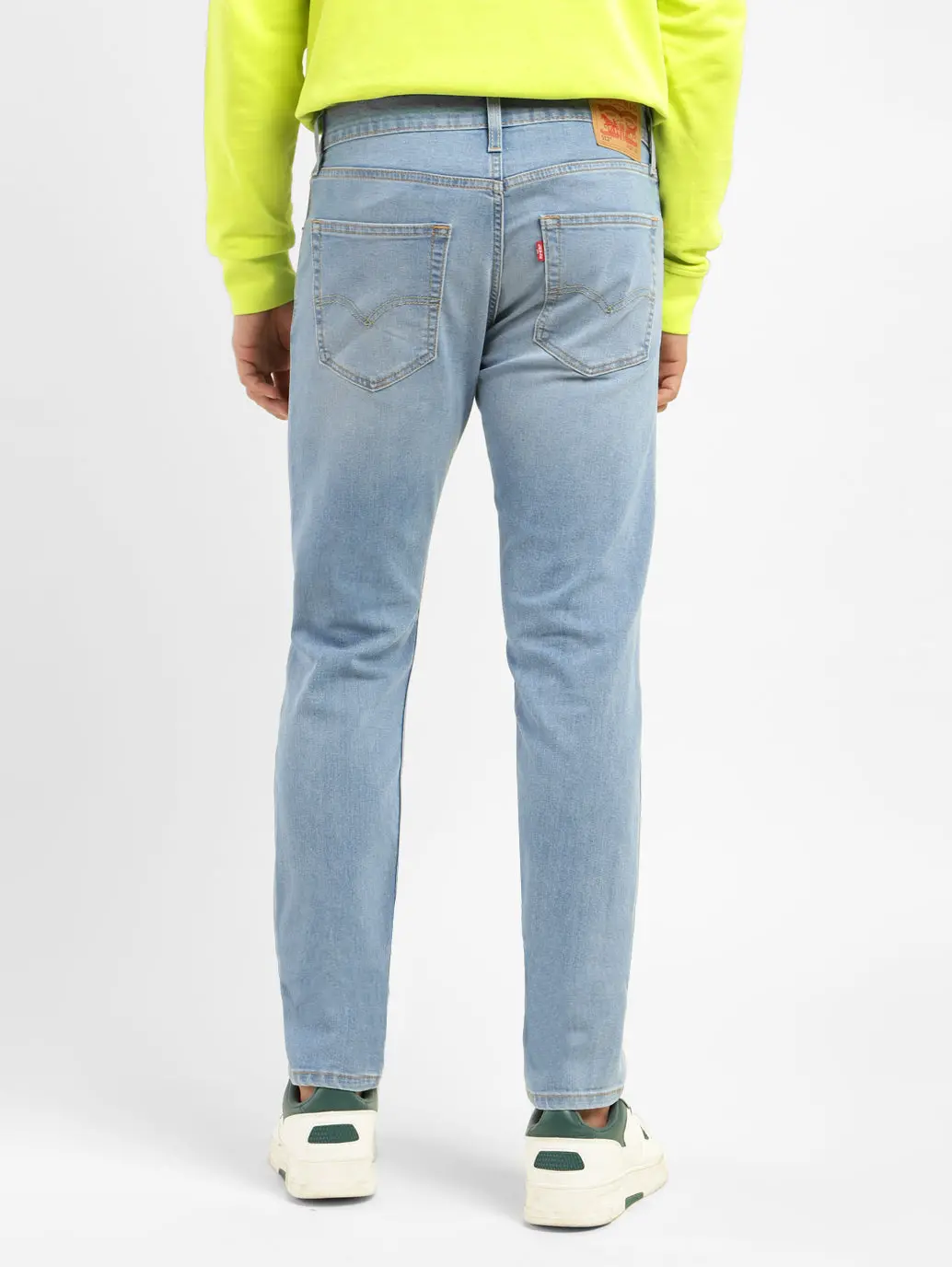 Men's 512 Blue Slim Tapered Fit Mid Rise Jeans 2