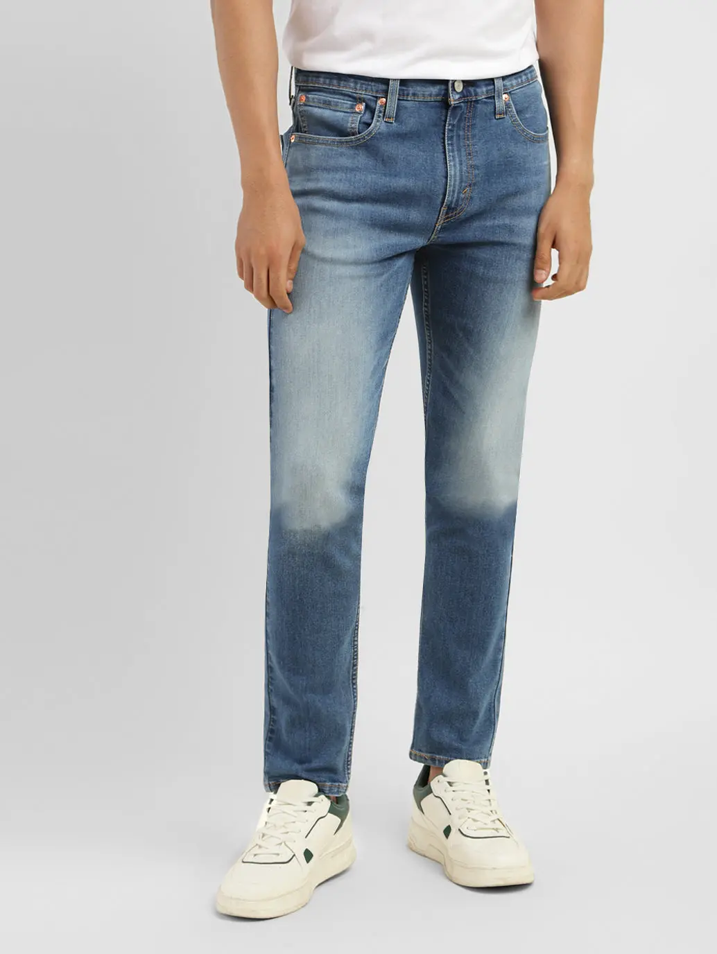 Men's 512 Indigo Slim Tapered Fit Mid Rise Jeans 1