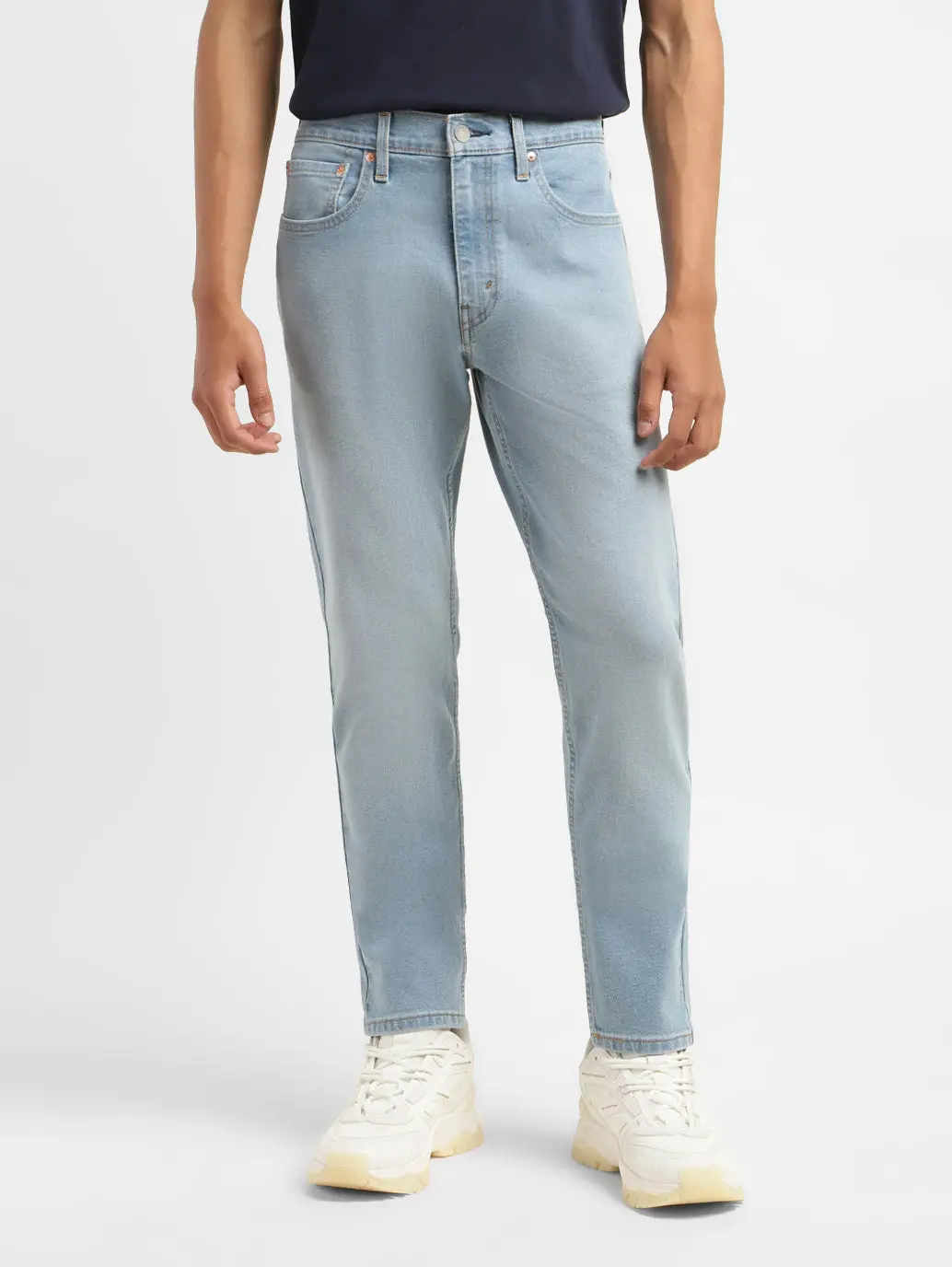 Men's 512 Blue Slim Tapered Fit Mid Rise Jeans 1