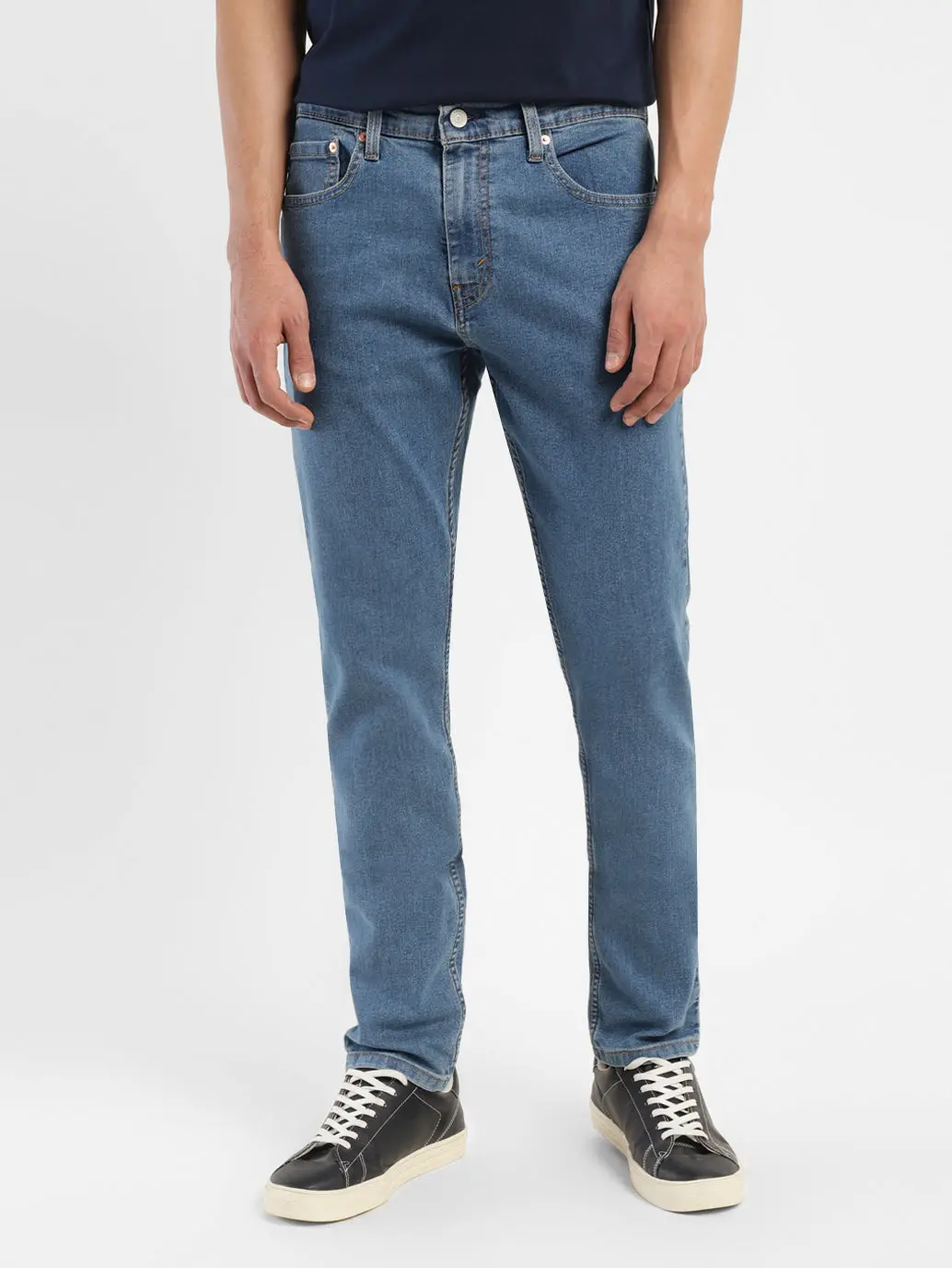 Men's 512 Blue Slim Tapered Fit Mid Rise Jeans 2