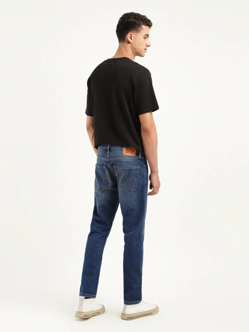 Men's 512 Blue Slim Tapered Fit Mid Rise Jeans 2