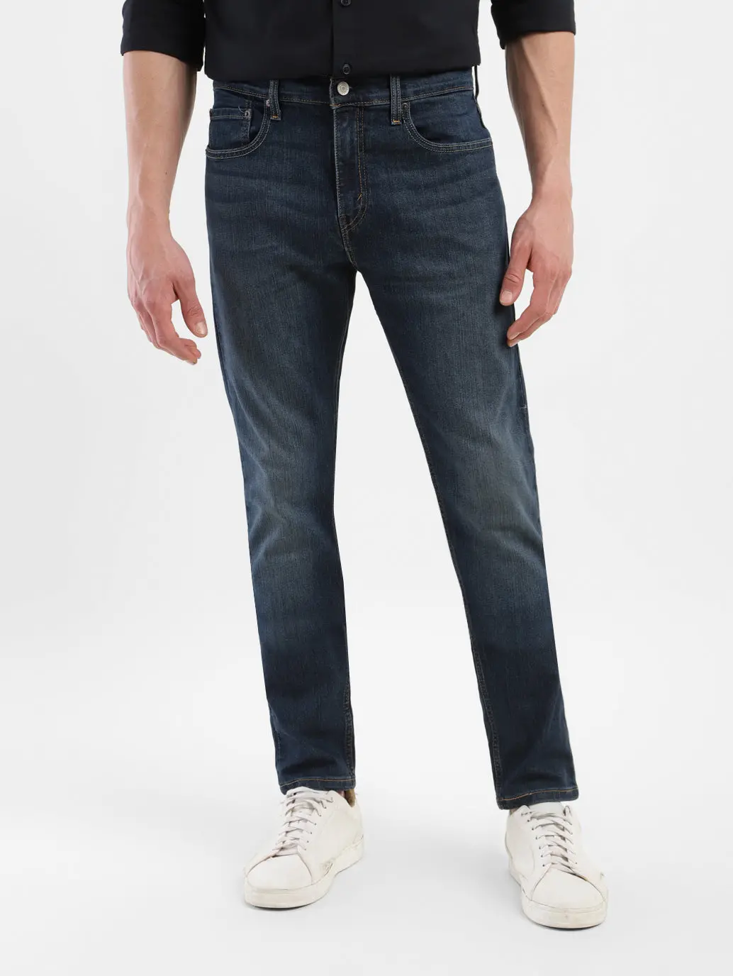 Men's 512 Blue Slim Tapered Fit Mid Rise Jeans 2