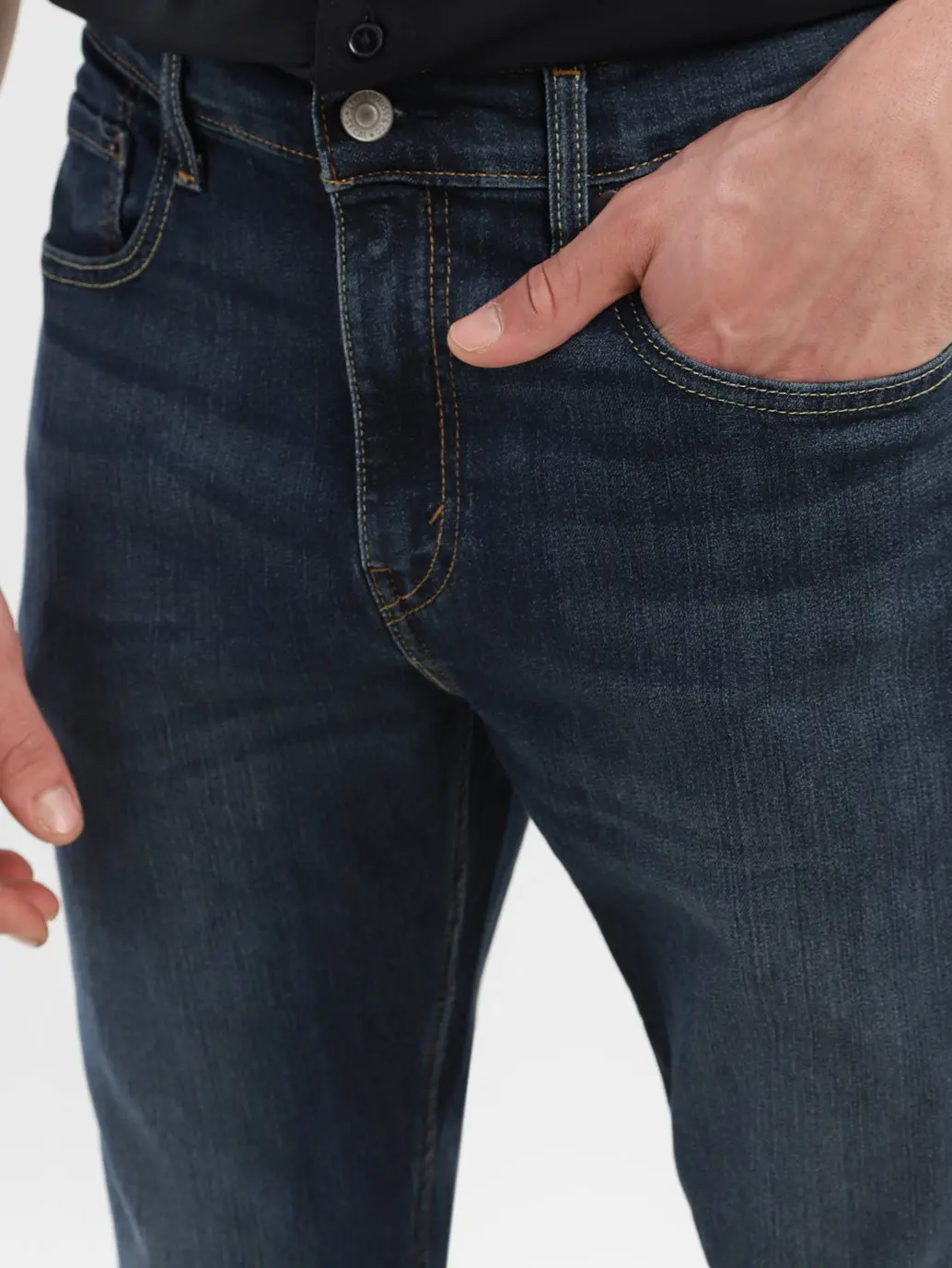 Men's 512 Blue Slim Tapered Fit Mid Rise Jeans 6