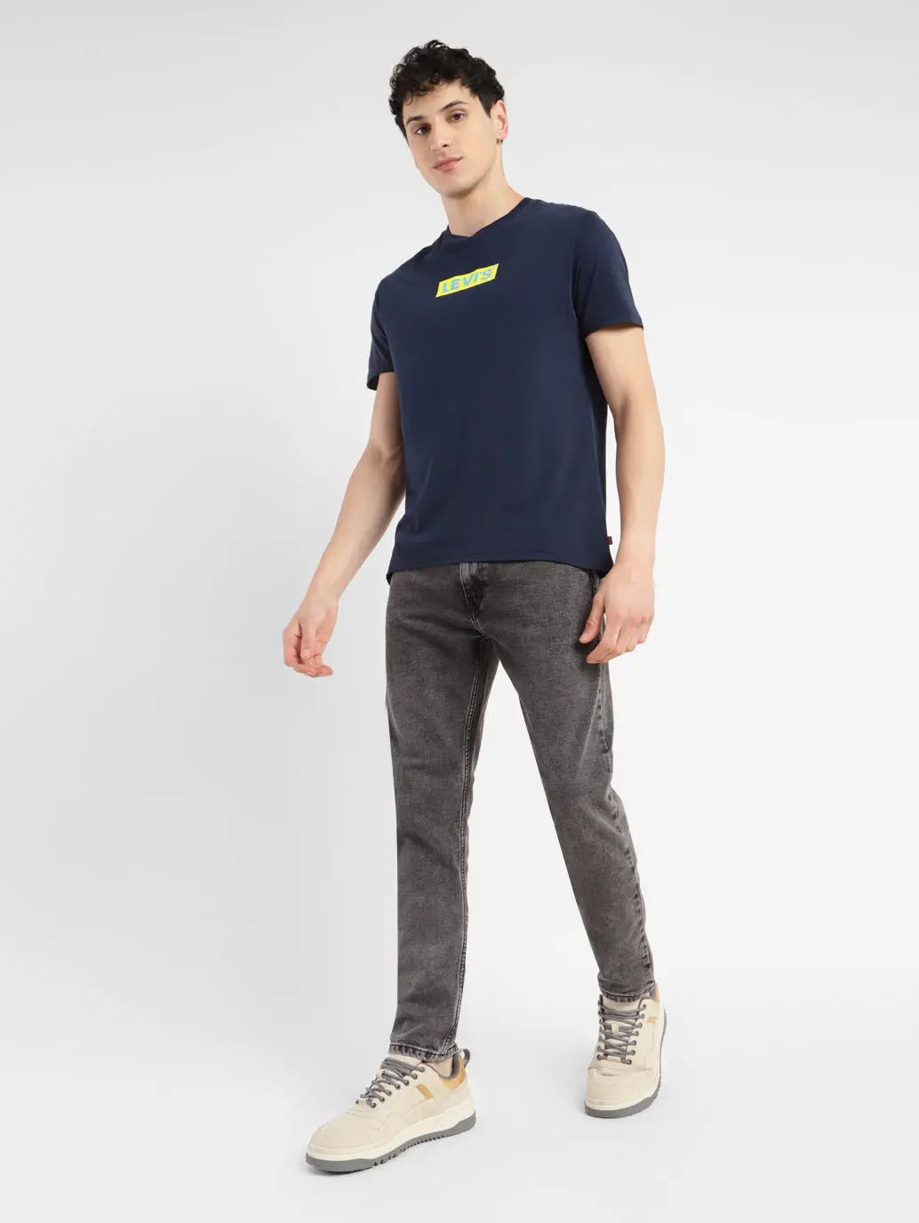 Men's 512 Black Slim Tapered Fit Mid Rise Jeans 1