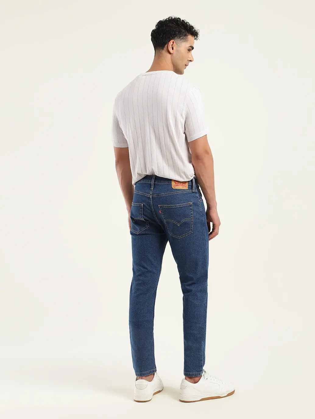 Men's 512 Blue Slim Tapered Fit Mid Rise Jeans 3