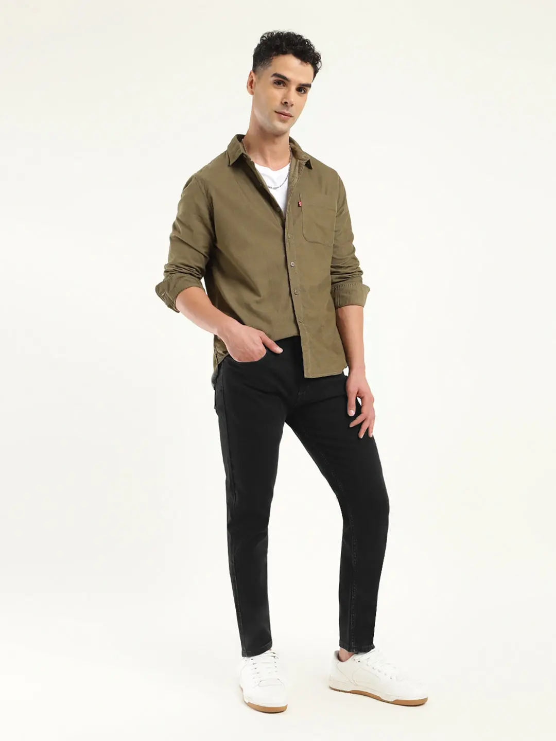 Men's 512 Black Slim Tapered Fit Mid Rise Jeans 1