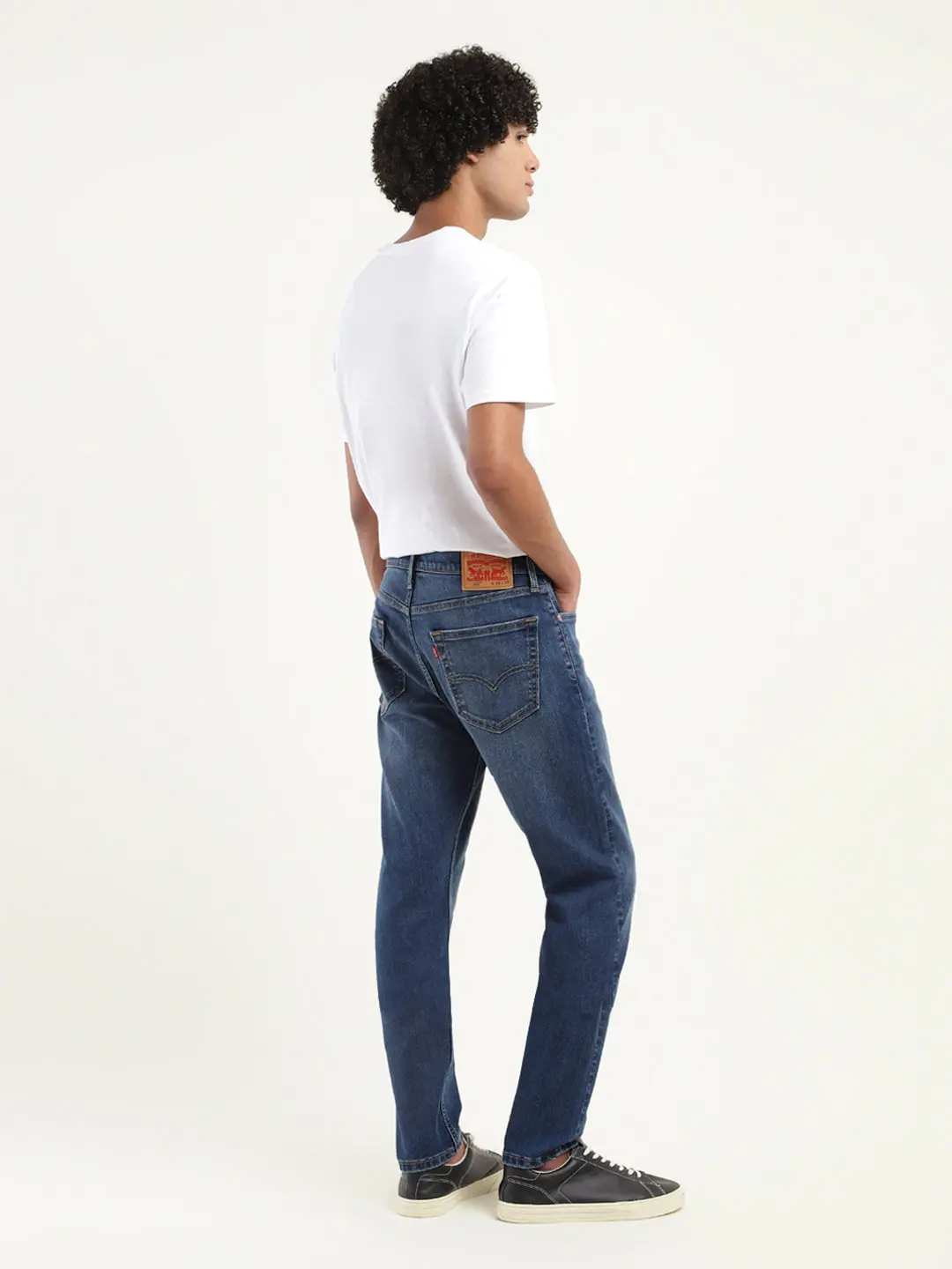 Men's 512 Blue Slim Tapered Fit Mid Rise Jeans 3