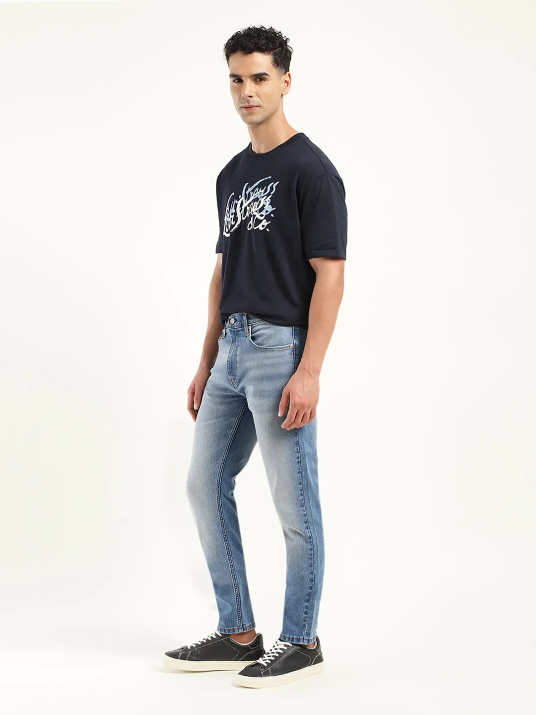 Men's 512 Blue Slim Tapered Fit Mid Rise Jeans 6