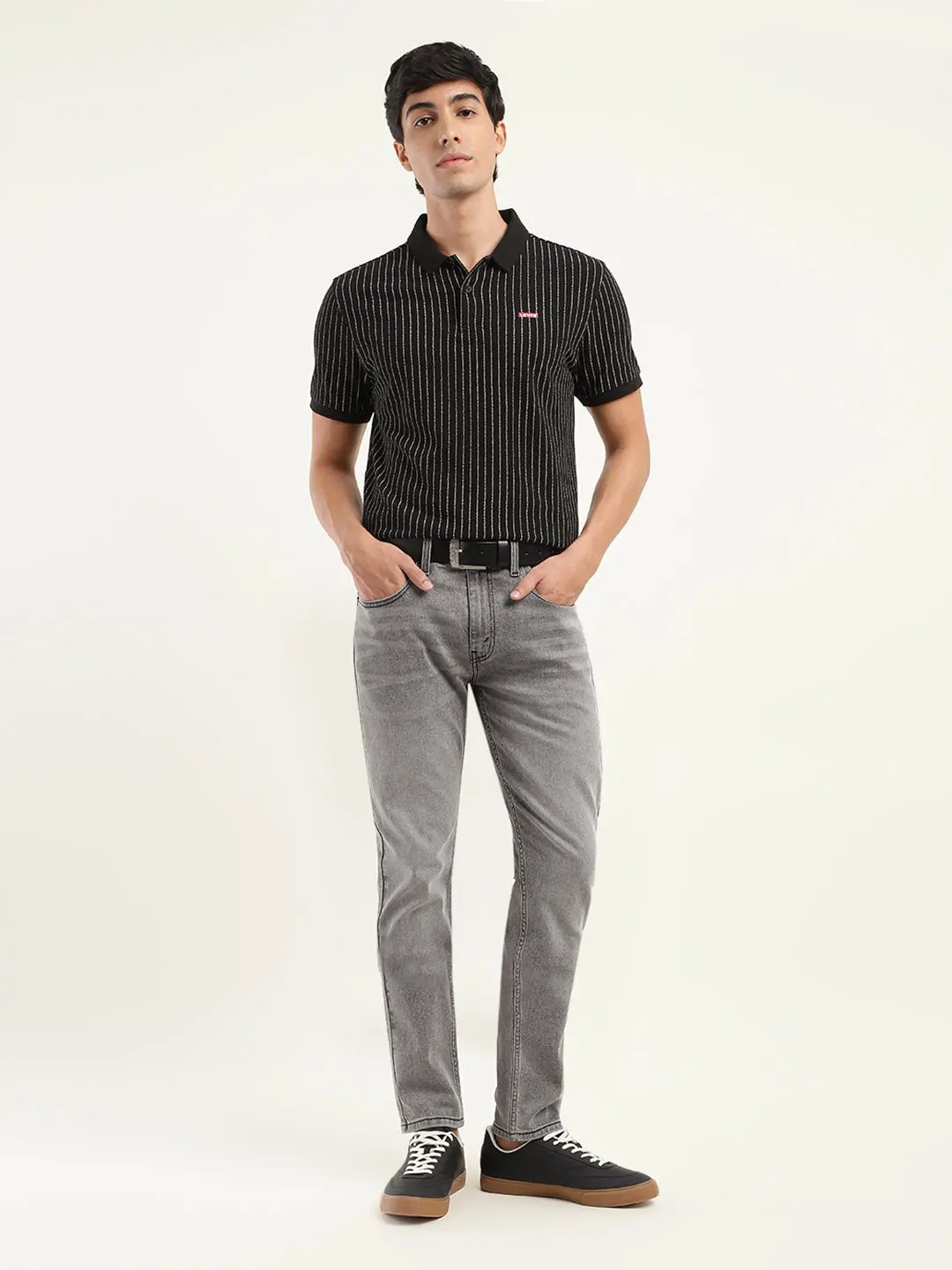 Men's 512 Grey Slim Tapered Fit Mid Rise Jeans 1