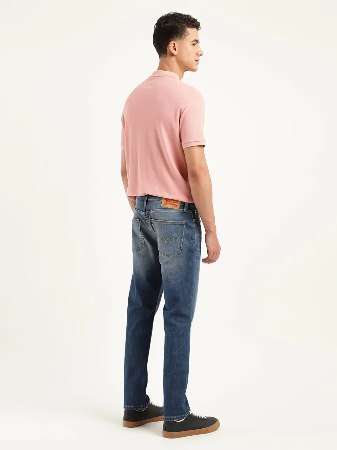 Men's 512 Blue Slim Tapered Fit Mid Rise Jeans 3