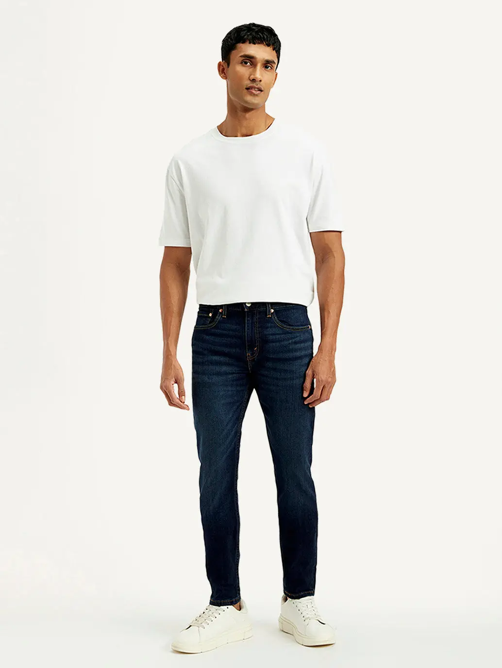 Men's 512 Indigo Slim Tapered Fit Mid Rise Jeans 1