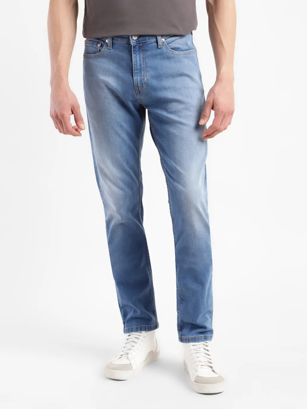 Men's 511 Navy Blue Slim Fit Mid Rise Jeans 1
