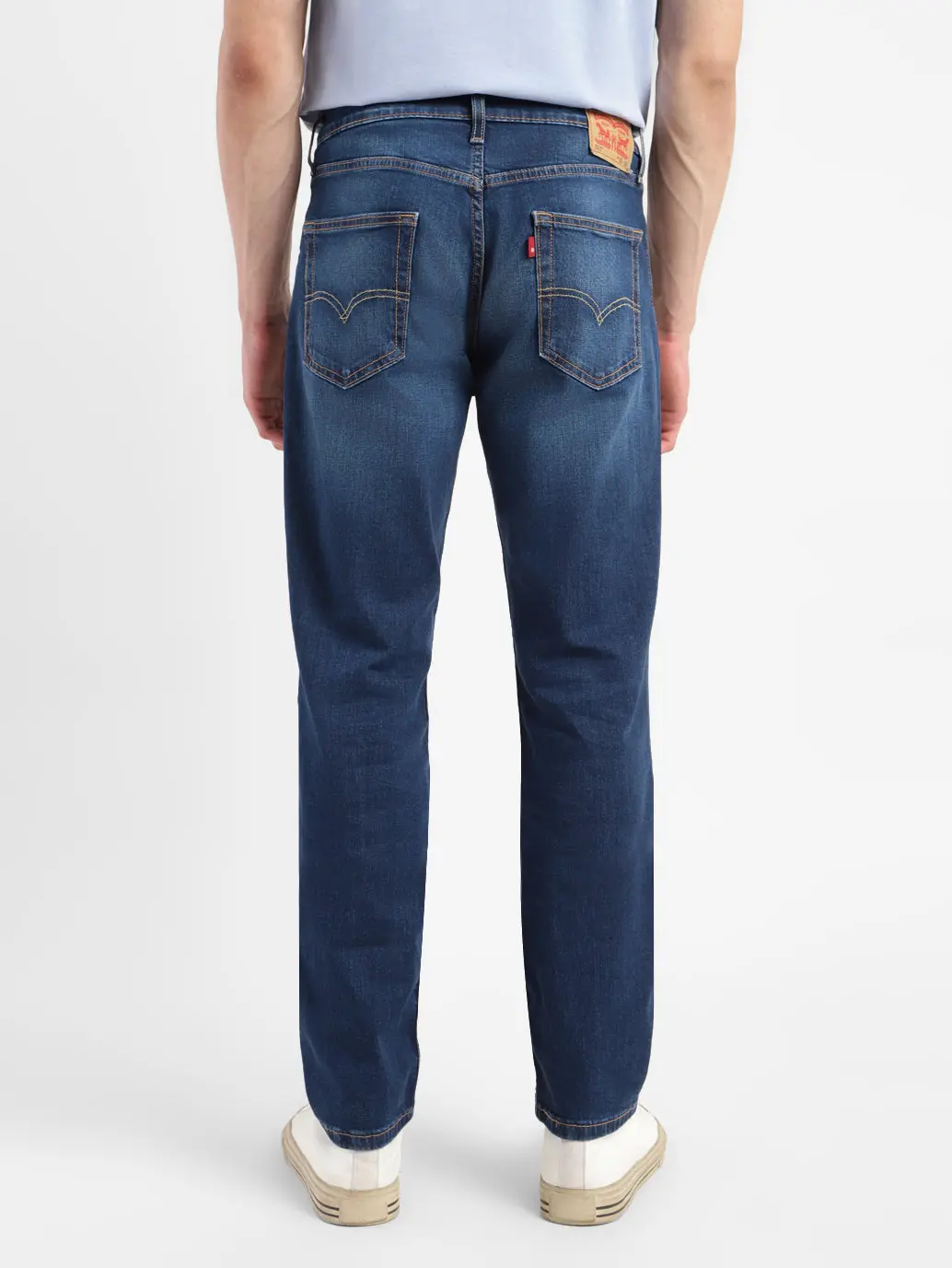 Men's 511 Navy Blue Slim Fit Mid Rise Jeans 3