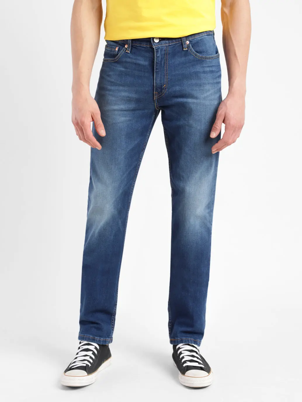 Men's 511 Blue Slim Fit Mid Rise Jeans 1