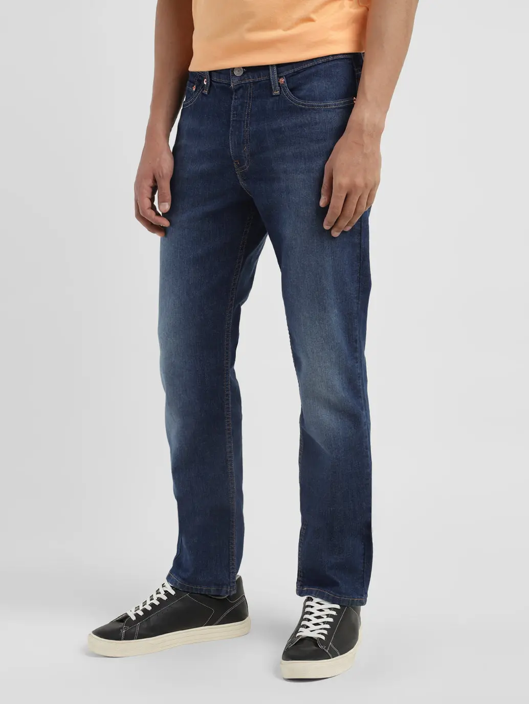 Men's 511 Dark Blue Slim Fit Mid Rise Jeans 5