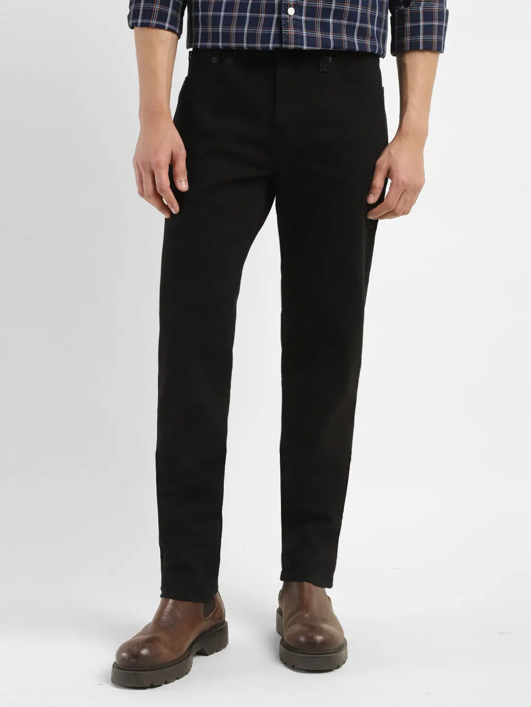 Men's 511 Black Slim Fit Mid Rise Jeans 1
