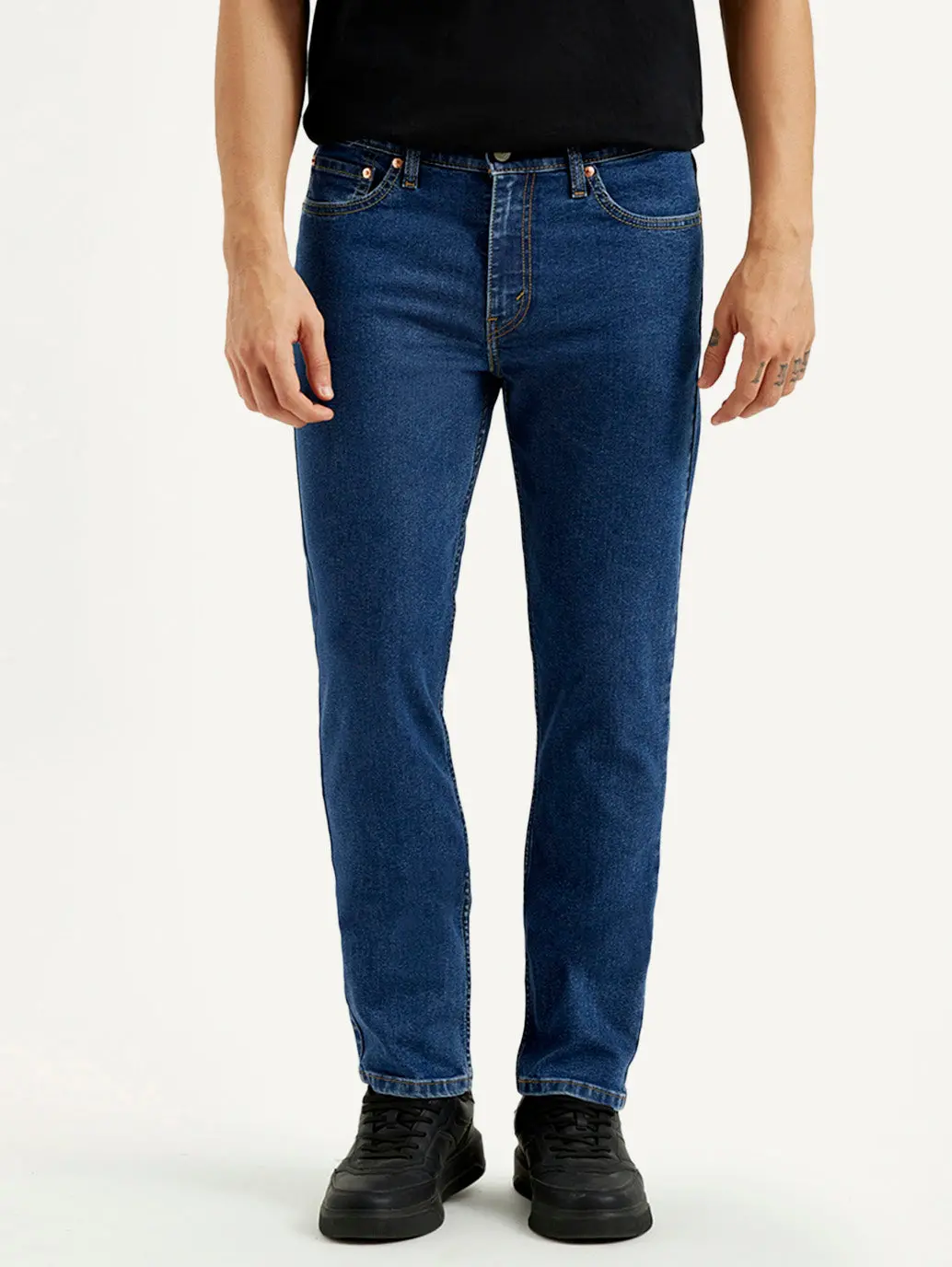 Men's 511 Navy Blue Slim Fit Mid Rise Jeans 2