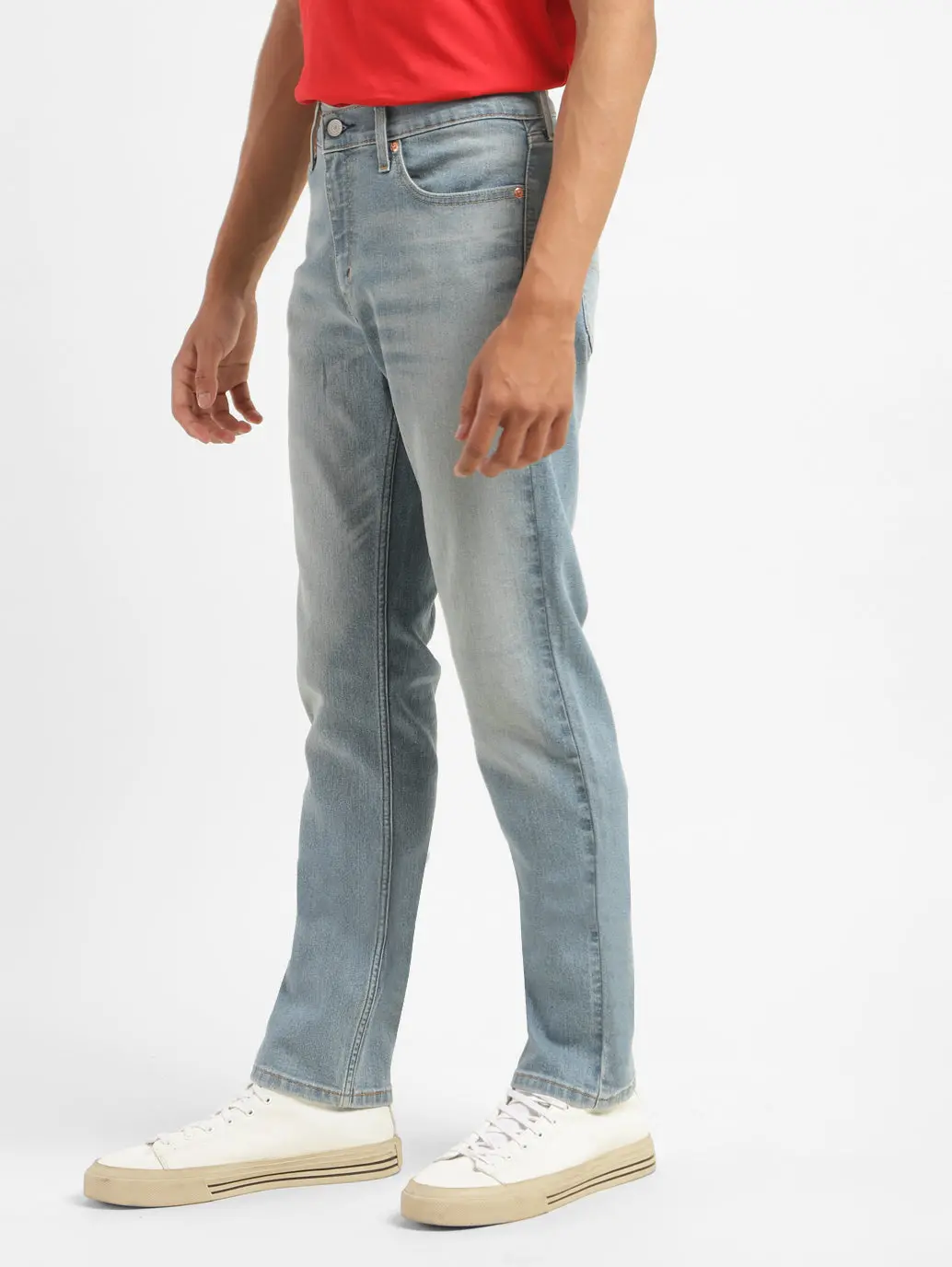Men's 511 Blue Slim Fit Mid Rise Jeans 5