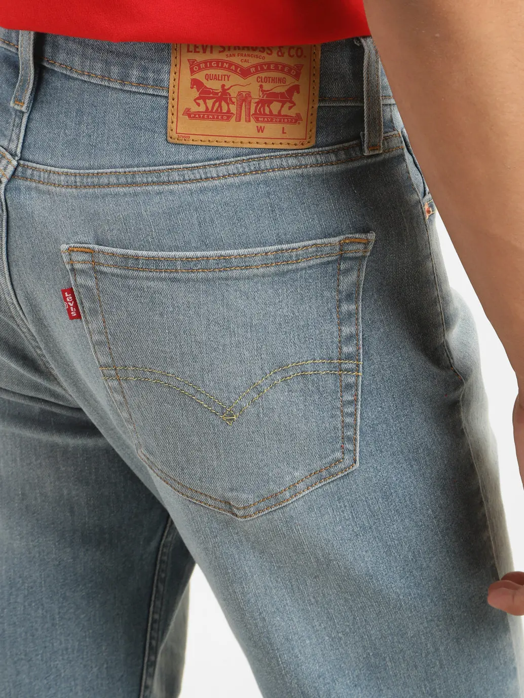 Men's 511 Blue Slim Fit Mid Rise Jeans 7