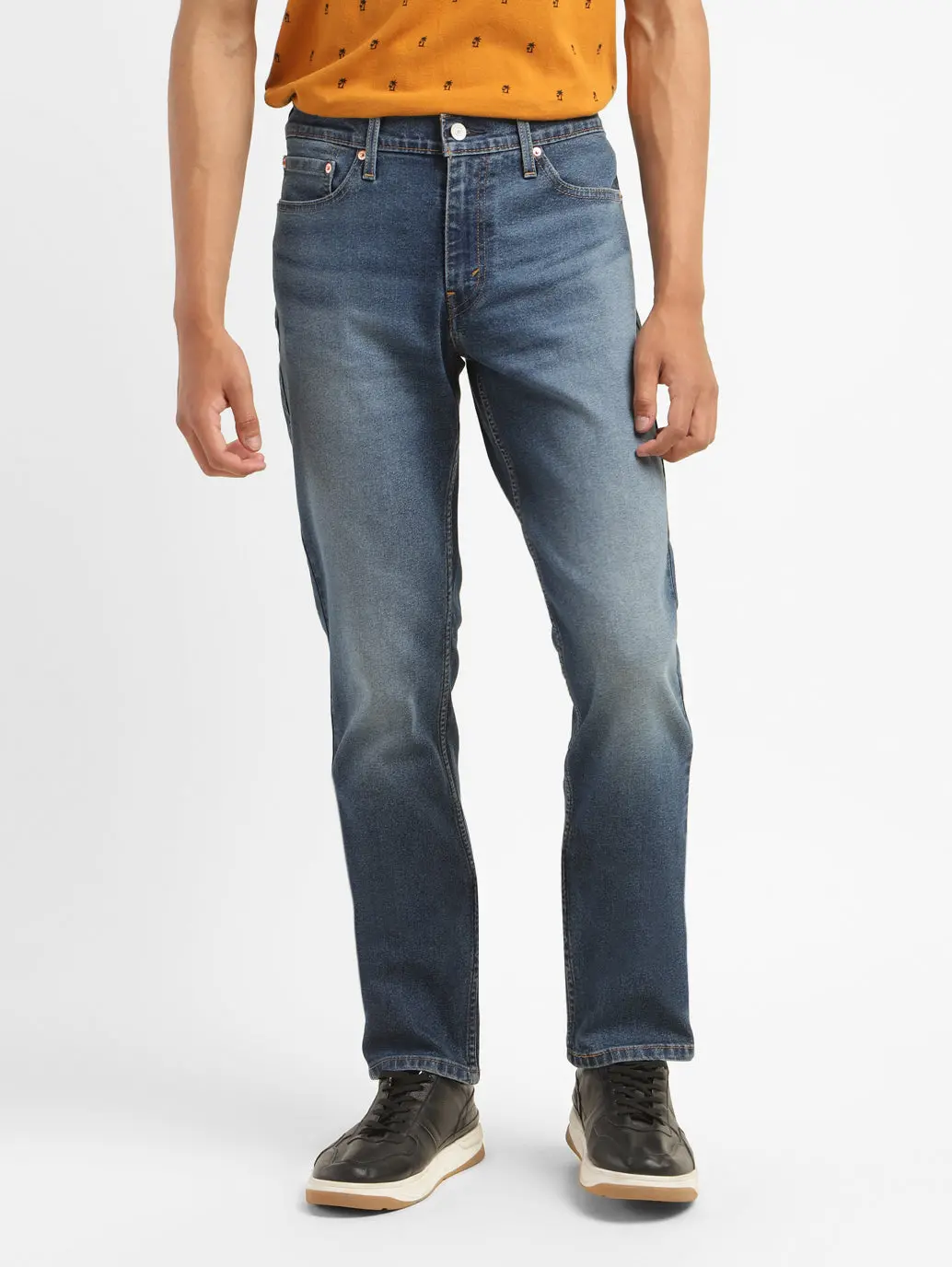 Men's 511 Blue Slim Fit Mid Rise Jeans 1