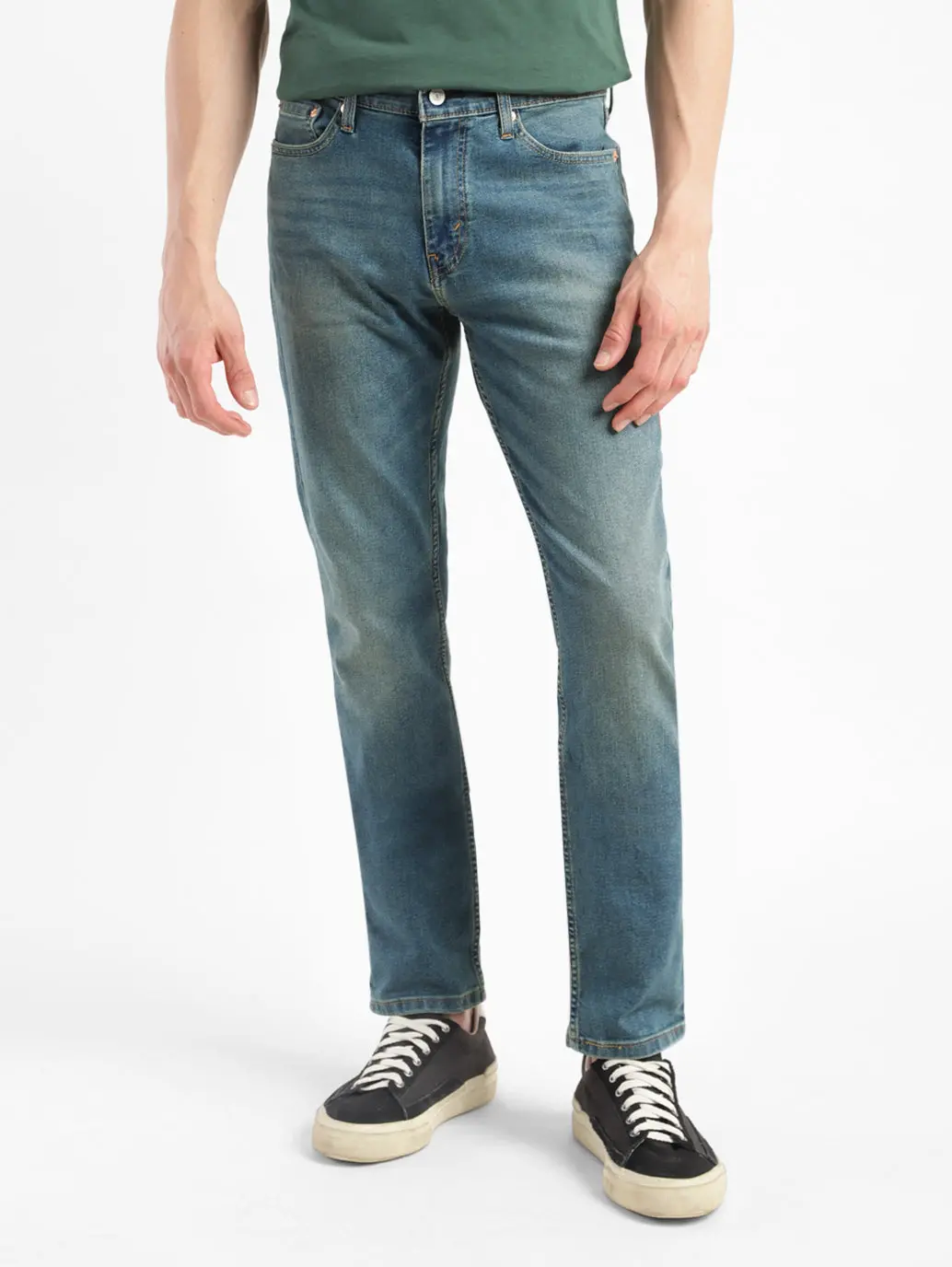 Men's 511 Blue Slim Fit Mid Rise Jeans 2