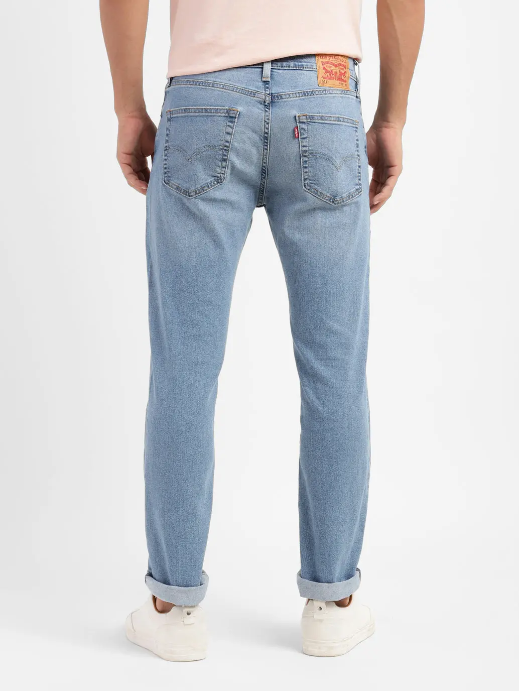 Men's 511 Blue Slim Fit Mid Rise Jeans 3